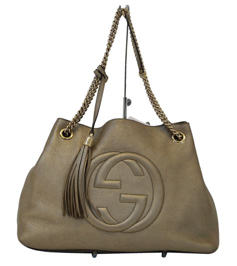 gucci tote bag gold|genuine gucci tote bags.